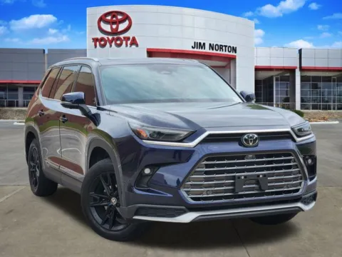 Blue 2024 Toyota Grand Highlander Hybrid MAX Platinum for sale in Tulsa, OK