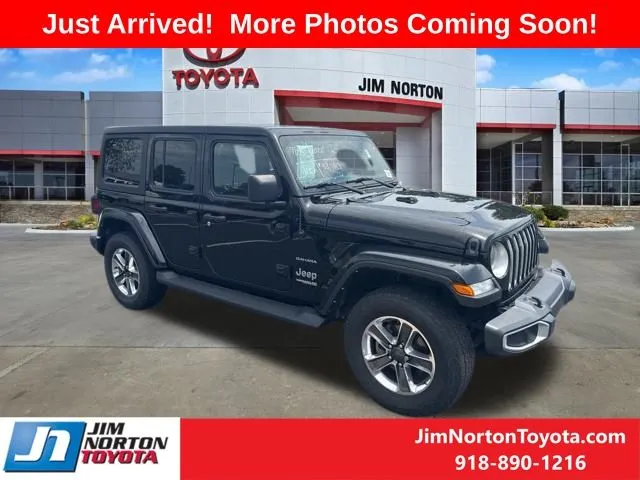 Black 2022 Jeep Wrangler Unlimited Sahara for sale in Tulsa, OK
