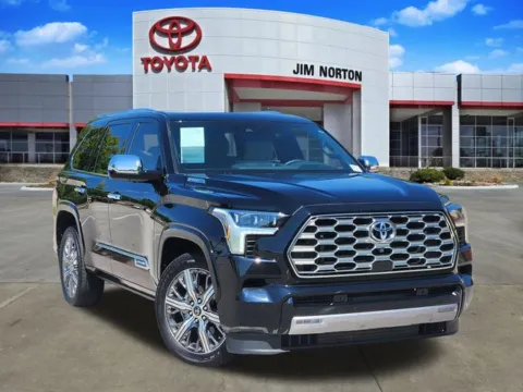 Black 2024 Toyota Sequoia Capstone for sale in Tulsa, OK