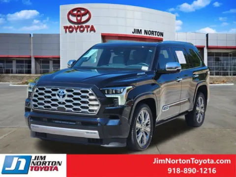 Another view of 2024 Toyota Sequoia Capstone for sale in Tulsa, OK at Jim Norton Toyota