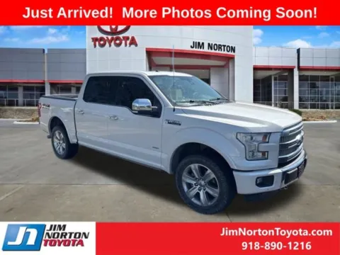 White 2016 Ford F-150 Platinum for sale in Tulsa, OK