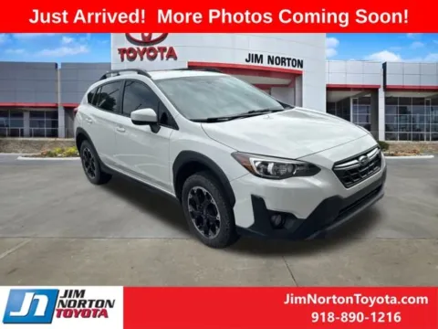 White 2021 Subaru Crosstrek Premium for sale in Tulsa, OK