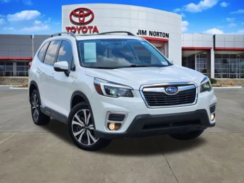 White 2021 Subaru Forester Limited for sale in Tulsa, OK