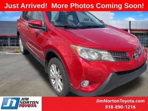 Red 2015 Toyota RAV4 Limited for sale in Tulsa, OK