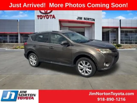 Gray 2015 Toyota RAV4 Limited for sale in Tulsa, OK