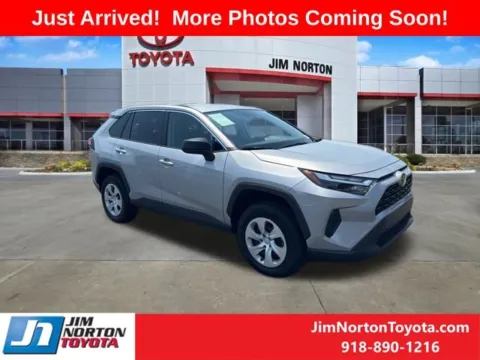White 2024 Toyota RAV4 LE for sale in Tulsa, OK