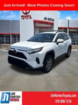 White 2024 Toyota RAV4 XLE for sale in Tulsa, OK
