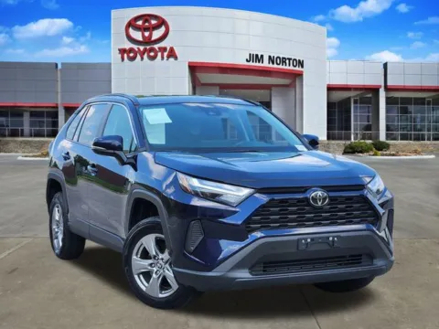 Blue 2024 Toyota RAV4 XLE for sale in Tulsa, OK