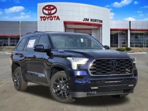 Blue 2025 Toyota Sequoia Platinum for sale in Tulsa, OK