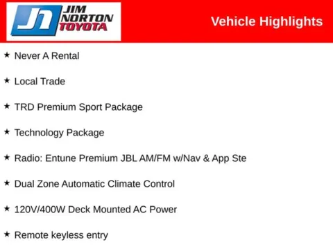 More photos of 2020 Toyota Tacoma TRD Sport at Jim Norton Toyota, OK