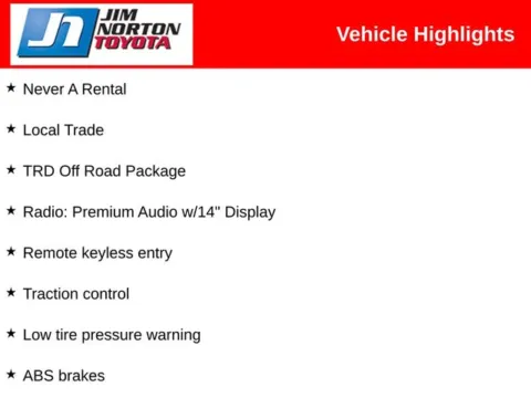 More photos of 2025 Toyota Tacoma TRD Off-Road at Jim Norton Toyota, OK