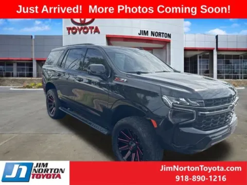 Black 2021 Chevrolet Tahoe Z71 for sale in Tulsa, OK
