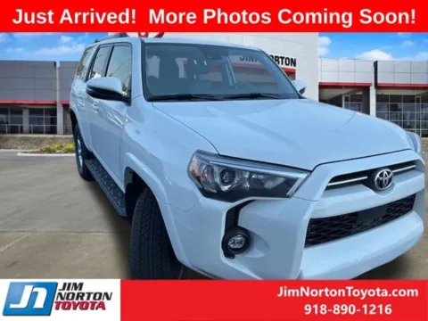 White 2024 Toyota 4Runner SR5 Premium for sale in Tulsa, OK