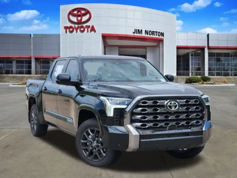 Black 2025 Toyota Tundra Hybrid Platinum for sale in Tulsa, OK