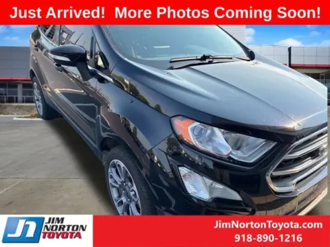 Black 2019 Ford EcoSport Titanium for sale in Tulsa, OK