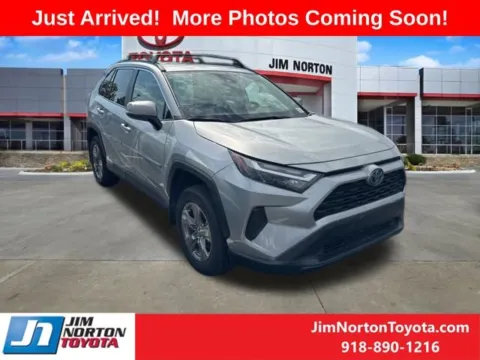 Silver 2024 Toyota RAV4 Hybrid XLE for sale in Tulsa, OK