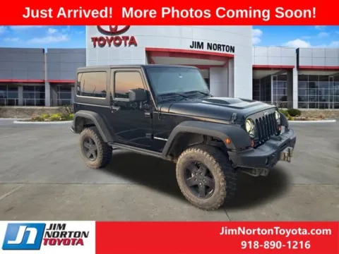 Black 2012 Jeep Wrangler Rubicon for sale in Tulsa, OK