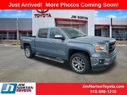Gray 2015 GMC Sierra 1500 SLT for sale in Tulsa, OK