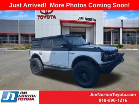 White 2021 Ford Bronco Wildtrak for sale in Tulsa, OK