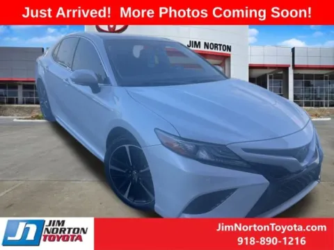 White 2019 Toyota Camry XSE V6 for sale in Tulsa, OK