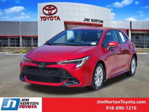 Another view of 2023 Toyota Corolla Hatchback SE for sale in Tulsa, OK at Jim Norton Toyota