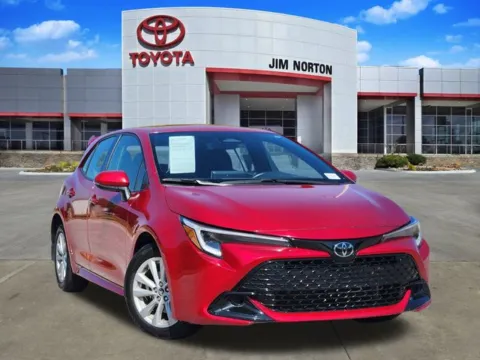 Red 2023 Toyota Corolla Hatchback SE for sale in Tulsa, OK