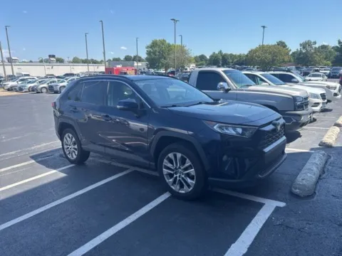 Blue 2020 Toyota RAV4 XLE Premium for sale in Tulsa, OK