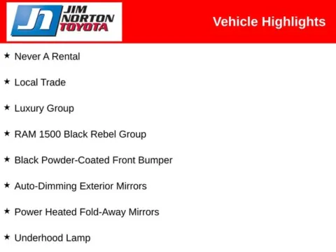 More photos of 2017 Ram 1500 Rebel at Jim Norton Toyota, OK