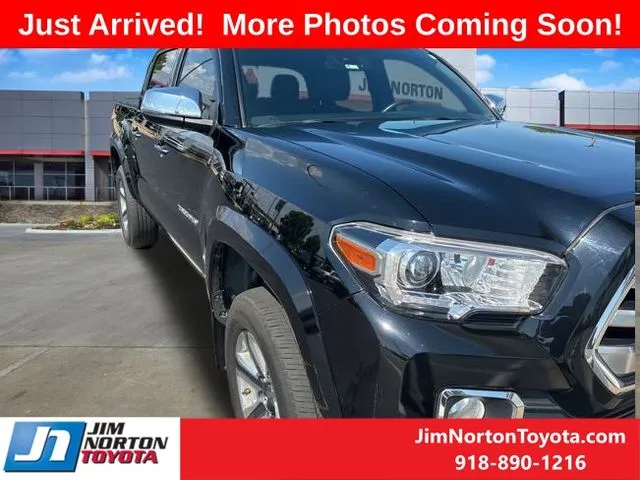 Black 2018 Toyota Tacoma Limited for sale in Tulsa, OK