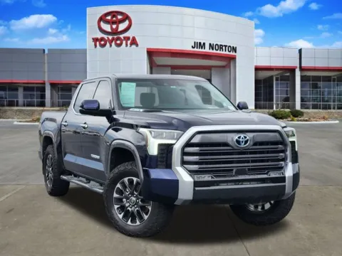 Blue 2024 Toyota Tundra Hybrid Limited for sale in Tulsa, OK