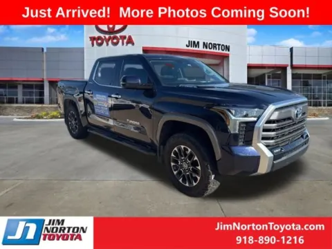 Blue 2024 Toyota Tundra Hybrid Limited for sale in Tulsa, OK