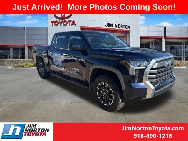Blue 2024 Toyota Tundra Hybrid Limited for sale in Tulsa, OK