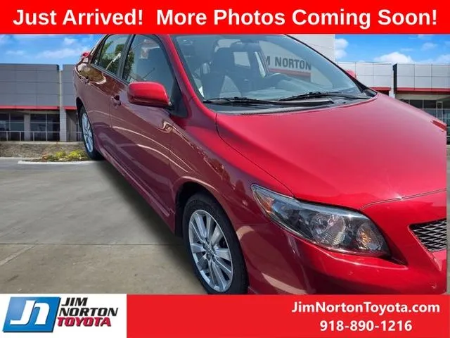 Red 2010 Toyota Corolla LE for sale in Tulsa, OK