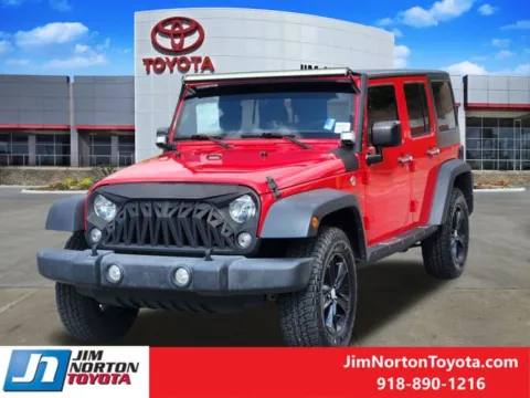 Another view of 2017 Jeep Wrangler Unlimited Sport for sale in Tulsa, OK at Jim Norton Toyota
