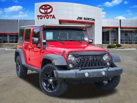 Red 2017 Jeep Wrangler Unlimited Sport for sale in Tulsa, OK