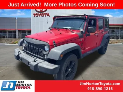 Photos of 2017 Jeep Wrangler Unlimited Sport for sale in Tulsa, OK at Jim Norton Toyota