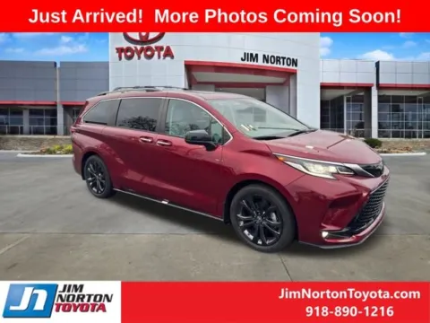 Red 2024 Toyota Sienna XSE for sale in Tulsa, OK