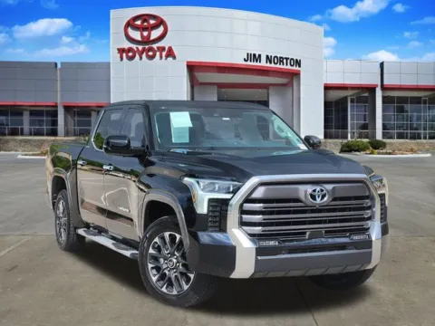Black 2023 Toyota Tundra Hybrid Limited for sale in Tulsa, OK