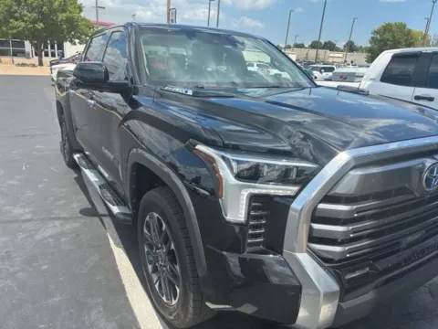 Black 2023 Toyota Tundra Hybrid Limited for sale in Tulsa, OK