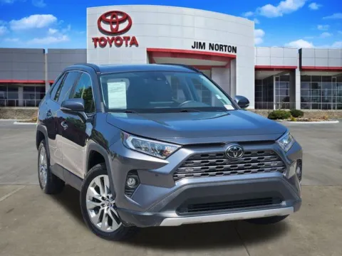 Gray 2021 Toyota RAV4 Limited for sale in Tulsa, OK