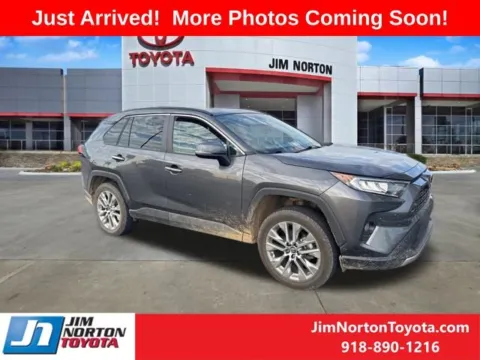 Gray 2021 Toyota RAV4 Limited for sale in Tulsa, OK