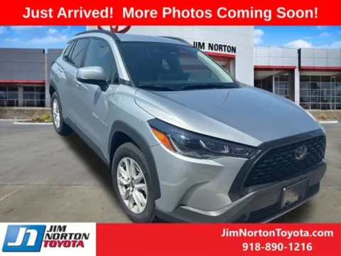 Silver 2024 Toyota Corolla Cross LE for sale in Tulsa, OK