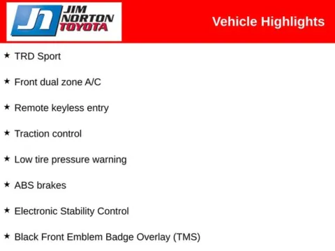 More photos of 2025 Toyota 4Runner TRD Sport at Jim Norton Toyota, OK