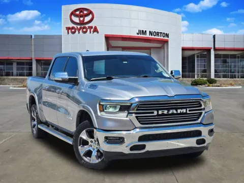 Silver 2019 Ram 1500 Laramie for sale in Tulsa, OK