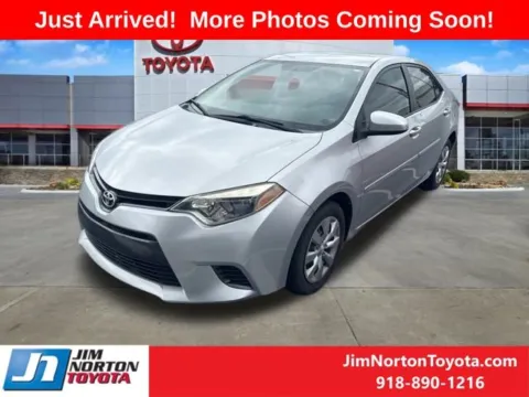 Another view of 2016 Toyota Corolla LE for sale in Tulsa, OK at Jim Norton Toyota