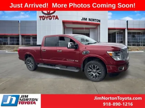 Red 2017 Nissan Titan XD Platinum Reserve for sale in Tulsa, OK