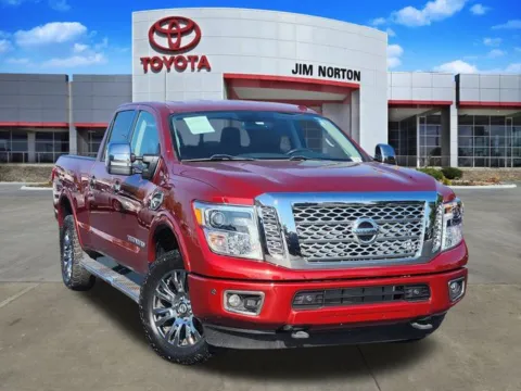 Red 2017 Nissan Titan XD Platinum Reserve for sale in Tulsa, OK