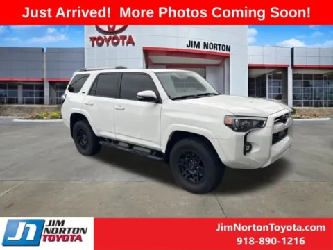 White 2022 Toyota 4Runner SR5 Premium for sale in Tulsa, OK