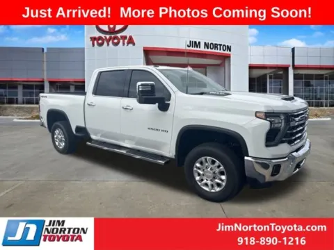 White 2024 Chevrolet Silverado 2500HD LTZ for sale in Tulsa, OK