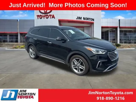 Black 2017 Hyundai Santa Fe Limited Ultimate for sale in Tulsa, OK